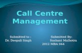 Call centre management
