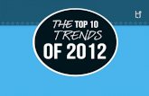 Top 10 Trends of 2012