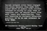 Youth and New Media: Presidents Advisory Council on HIV/AIDS