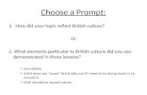 British Culture Through Things