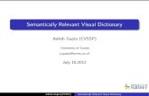 Semantically Relevant Visual Dictionary