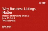 Why Business Listings Matter