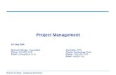 Paul Ticher Project Management Presentation