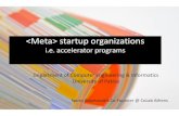 startup organization  "Starup accelerator progams"