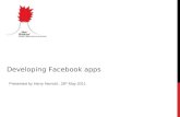 Developing Facebook Apps