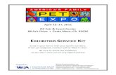 America's family pet expo exhibitor packet