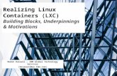 Realizing Linux Containers (LXC)