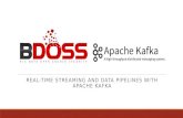 Real-time streaming and data pipelines with Apache Kafka