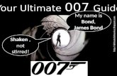 Your ultimate James Bond(007) guide