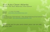 Eco Auto Clean Atlanta in PPT Presentation