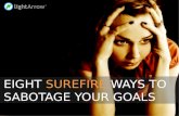 Eight Surefire Ways to Sabotage Your Goals