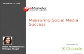 eMarketer Webinar: Measuring Social Media Success
