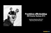 IBM Smarter Business Keynote 2013 Stockholm Waterfront
