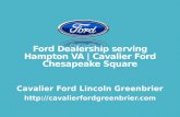 Ford Dealership serving Hampton VA | Cavalier Ford Chesapeake Square