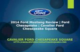 2014 Ford Mustang Review | Ford Chesapeake | Cavalier Ford Chesapeake Square