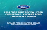 2014 Ford Edge Review | Ford Chesapeake | Cavalier Ford Chesapeake Square