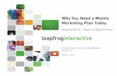 LFI Presents: Why You Need a Mobile Marketing Plan Today