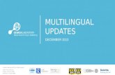 Multilingual Search Marketing Industry Updates - Dec 2013