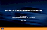 Path to Vehicle Electricalization John Du- GM China