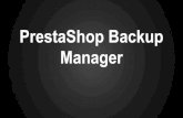 Prestashop Backup Manager extension | Backup Manager Tool Prestashop