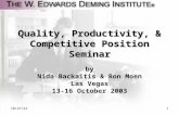 2003 Deming Institute PowerPoint Slides