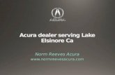 Acura dealer serving Lake Elsinore Ca