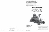 Weedeater One Service Manual