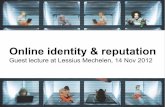 Online identity & reputation