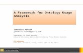 A Framework for Ontology Usage Analysis