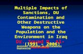 Multiple Impacts of Sanctions, DU Contamination and Other Destructive Weapons on the Population and the Environment in Iraq (1991 – 2006)
