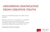 Absorbing knowledge from creative youth