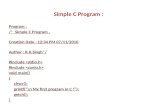 Simple c program