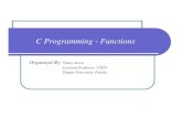 C Prog - Functions