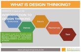 WHAT IS DESIGN THINKING? - SESSION 3