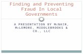 Finding and Preventing Fraud in Local Governments