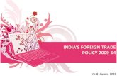 Foreign trade policy of india 2009 14