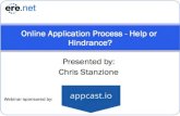 Online Application Process; Help or Hindrance?