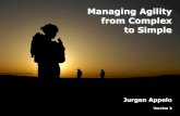 Managing Agility: From Complex To Simple