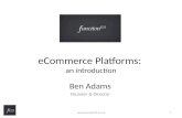 eCommerce Platforms - an introduction