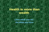 Health Is Wealth   Yoga