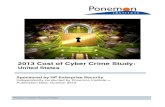 Cost of cyber crime study