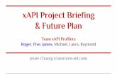 xAPI design cohort - Team xAPI profilers project briefing and future plan