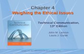 Chapter 4: Weighing the Ethical Issues
