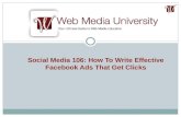 Social Media 106 How to Write Effective Facebook Ads That Get Clicks!
