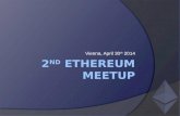 2nd ethereum meetup