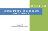 Interim Budget 2014-15: An Analysis by CII
