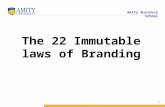 Immutable Laws Of Branding