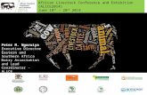 African livestock conference and exhibition (ALiCE2014) media breakfast launch presenation