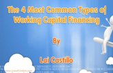 The 4 Most Common Types of Working Capital Financing