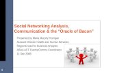 Oracal of bacon and social networking analysis final
